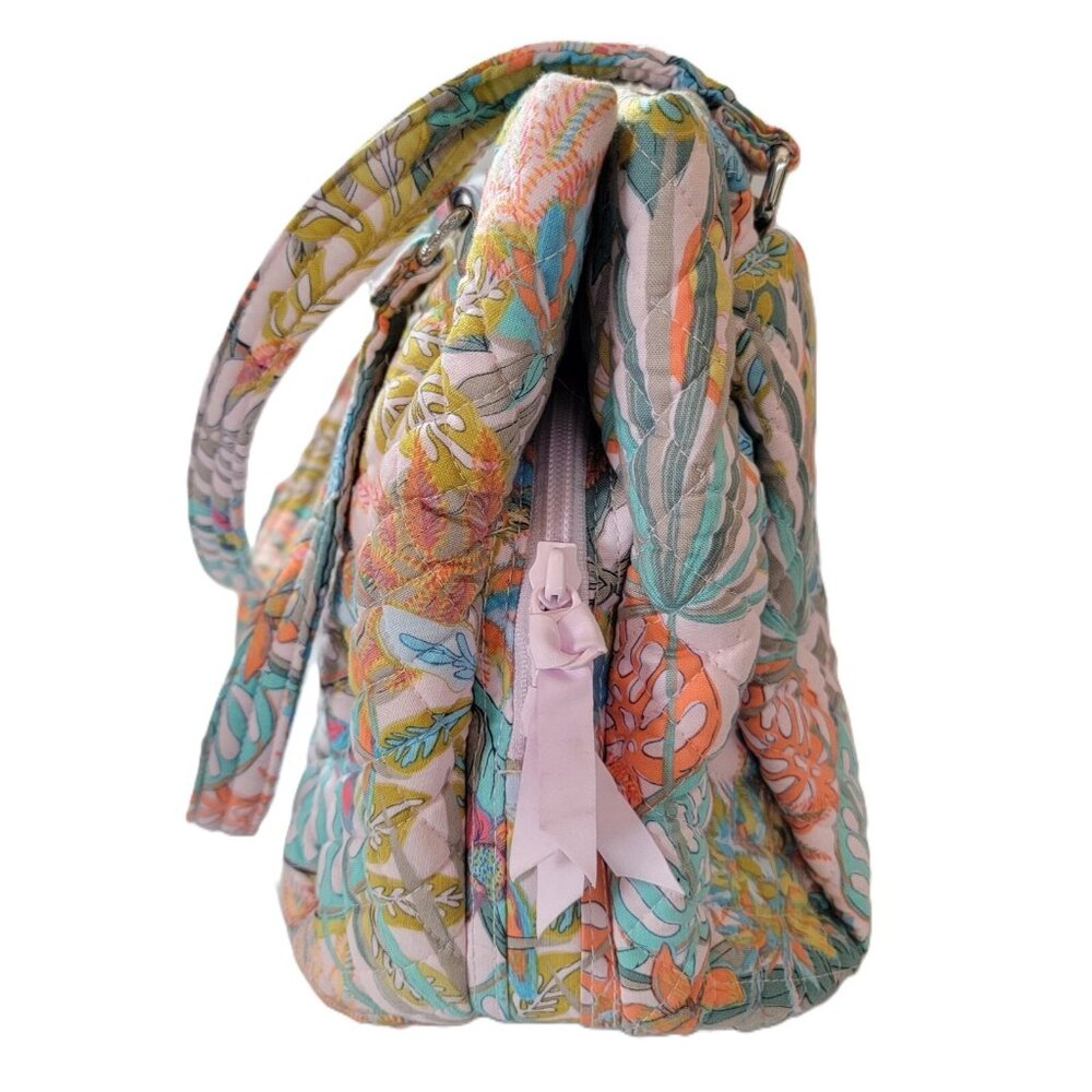 Vera Bradley Multi-Compartment Shoulder Bag Rain Forest Canopy - Picture 5 of 9